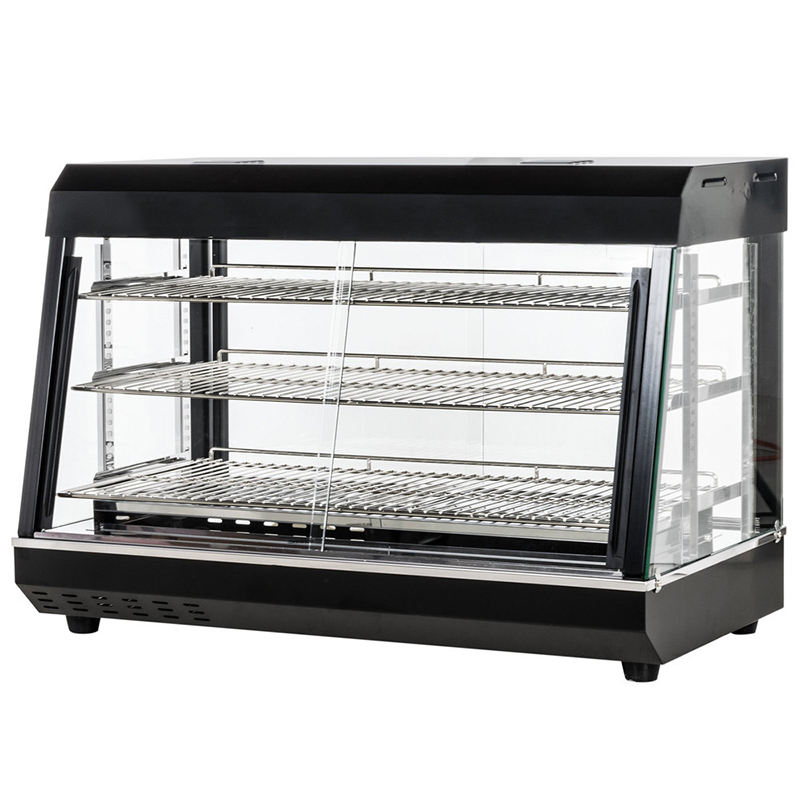 Glass Cabinet Display - Electric Stainless Steel Restaurant Bread Display