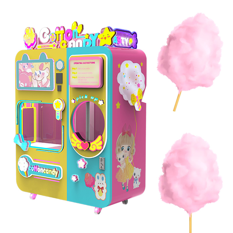 Customized Automatic Cotton Ca - Candy Vending Machine ulasan dan harga