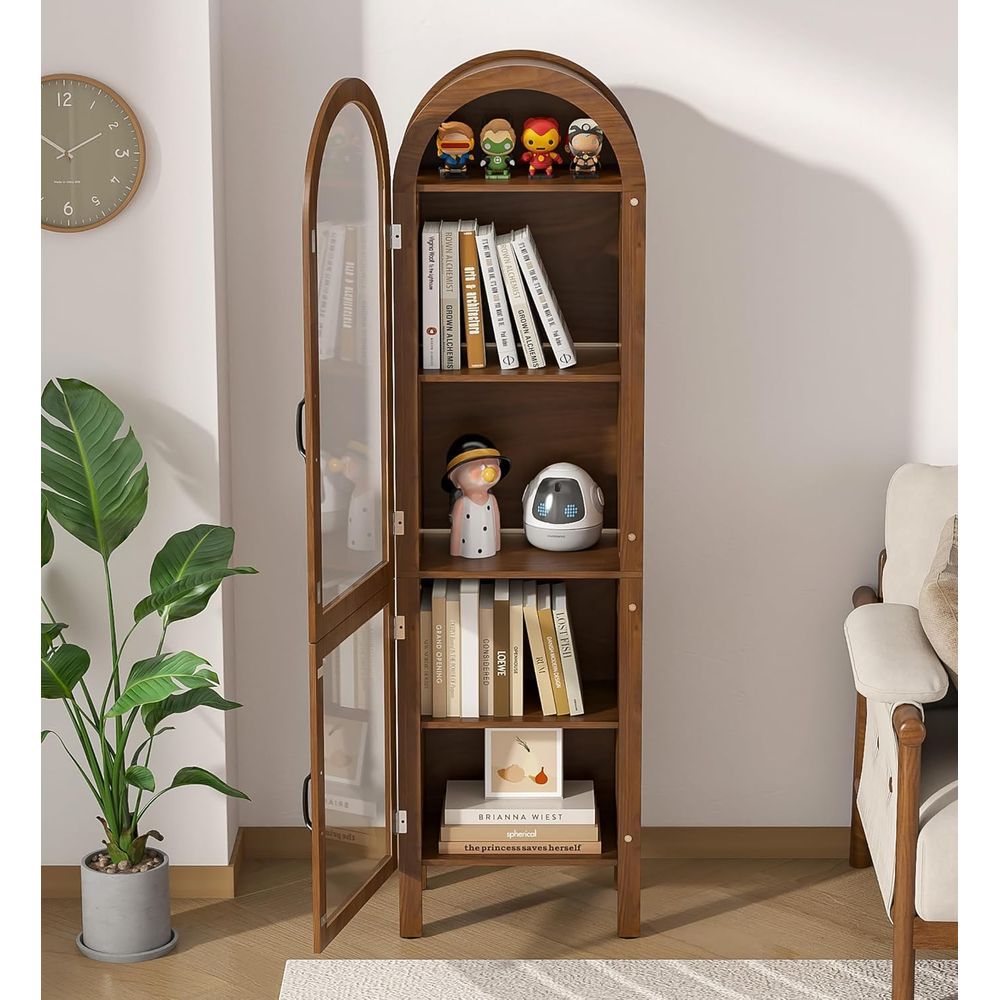 64.17 in Tall Arched Display C - Glass Cabinet Display ulasan dan harga