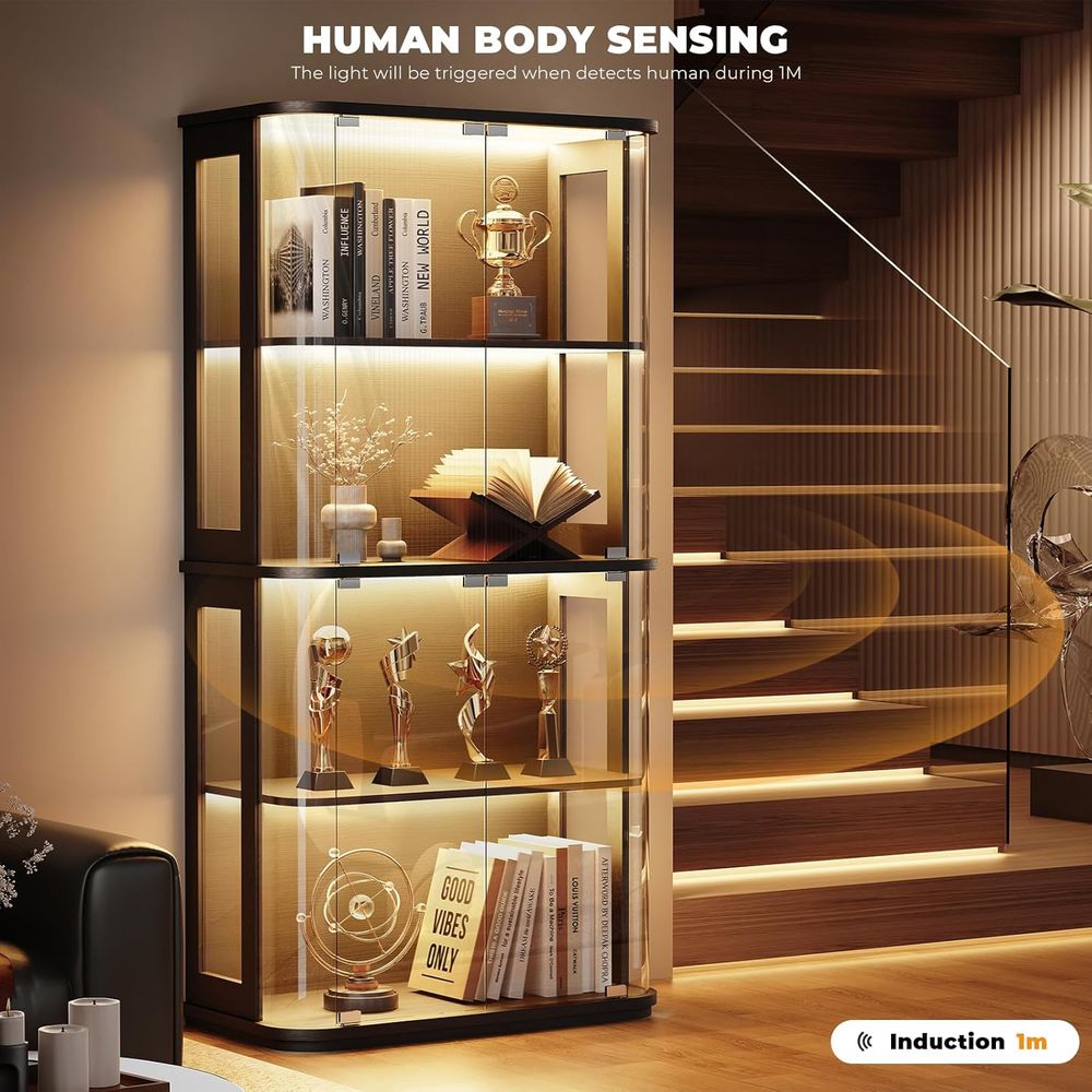 Rounded Display Cabinet with G - Glass Cabinet Display ulasan dan harga