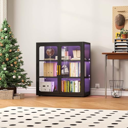 Display Cabinet with Glass Doo - Glass Cabinet Display ulasan dan harga
