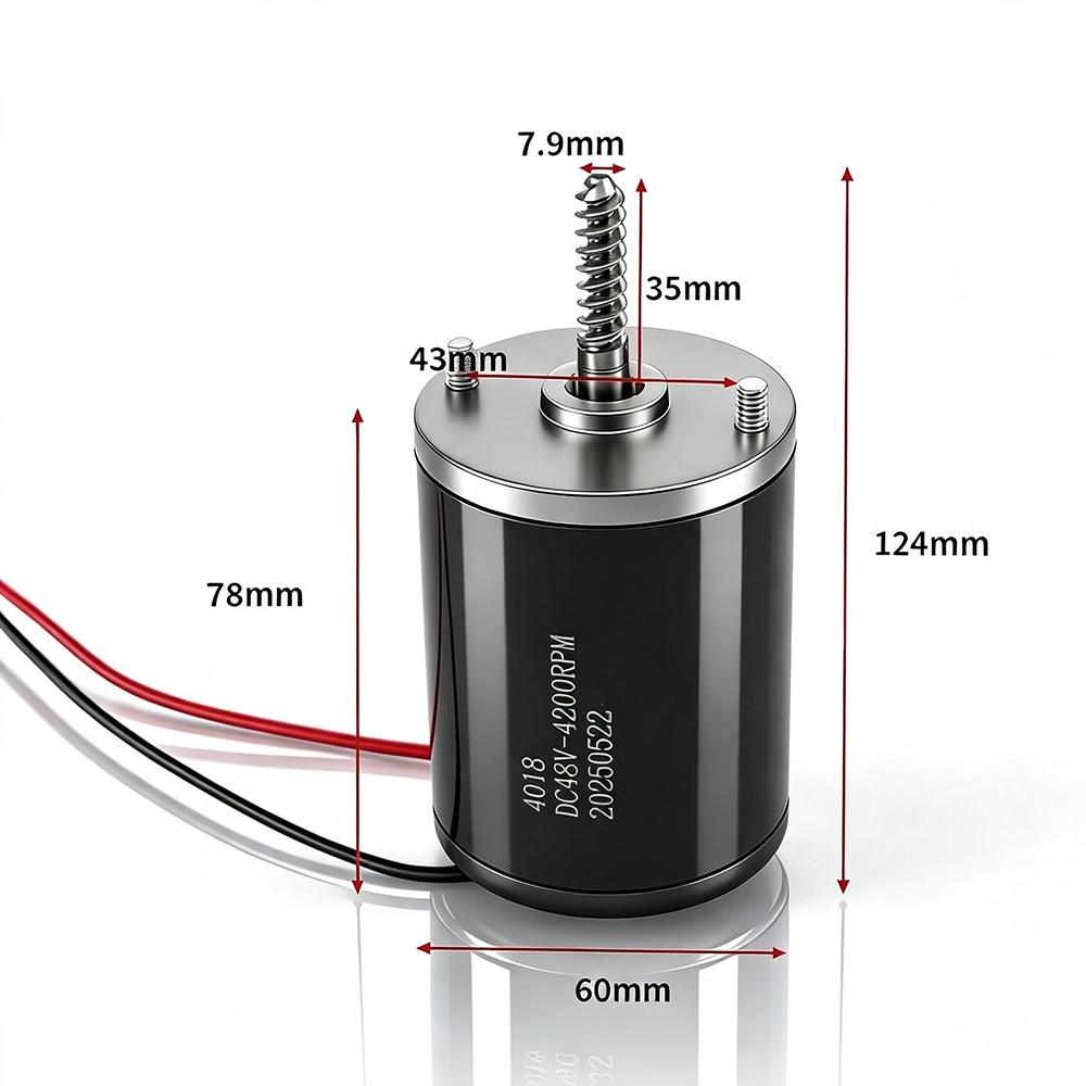 48V High Speed DC Motor 2500-4 - Crane Claw Motor ulasan dan harga