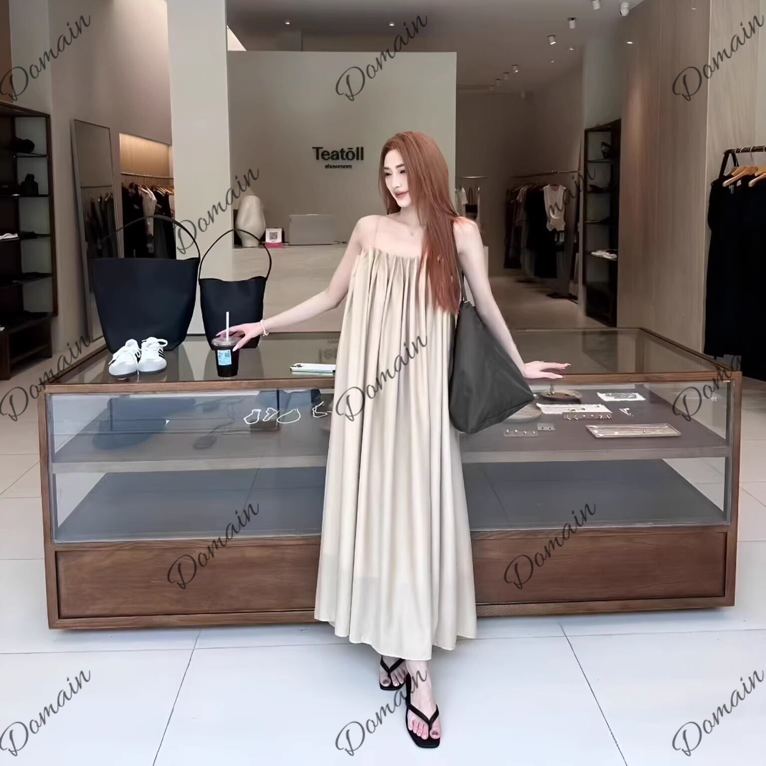 Clothing store display cabinet - Glass Cabinet Display ulasan dan harga