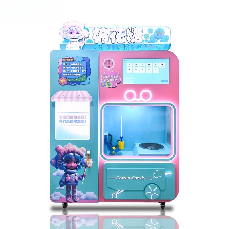 FOB Automatic Cotton Candy Ven - Candy Vending Machine ulasan dan harga