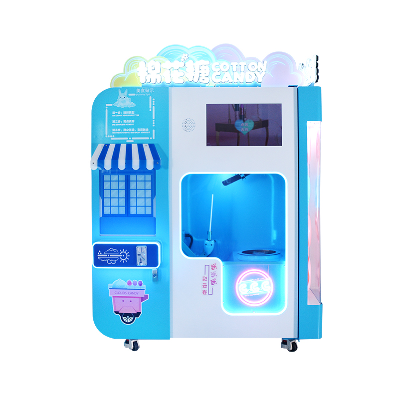 Fully Automated Smart Cotton C - Candy Vending Machine ulasan dan harga