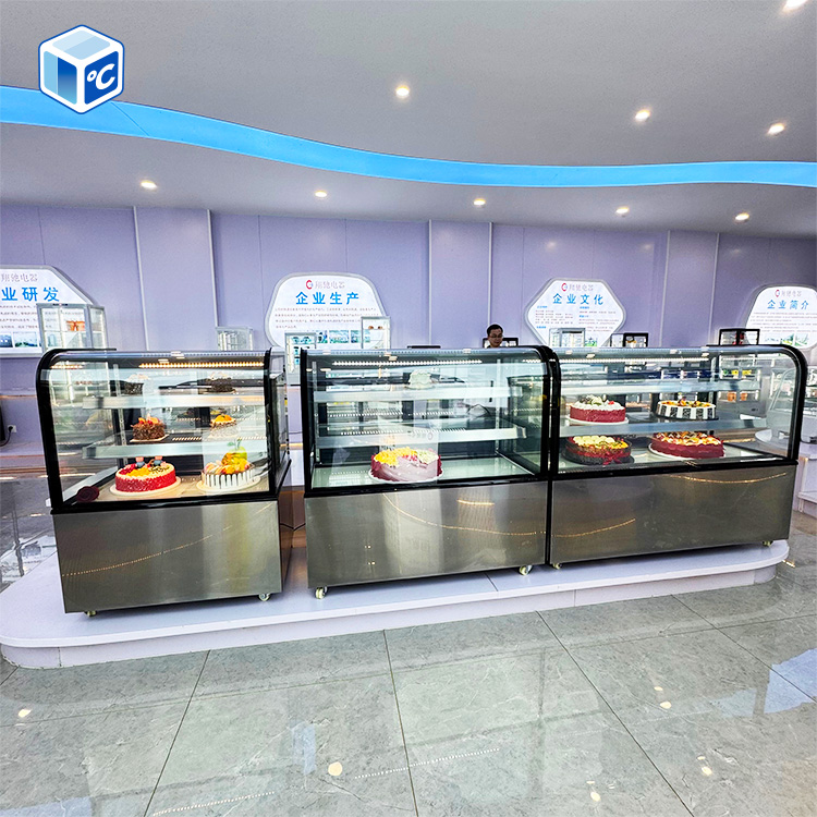 2 Tier Commercial Cake Display - Glass Cabinet Display ulasan dan harga