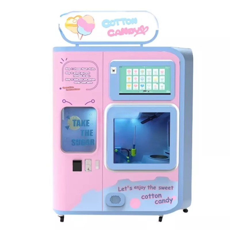 Fully Automatic Cotton Candy V - Candy Vending Machine ulasan dan harga