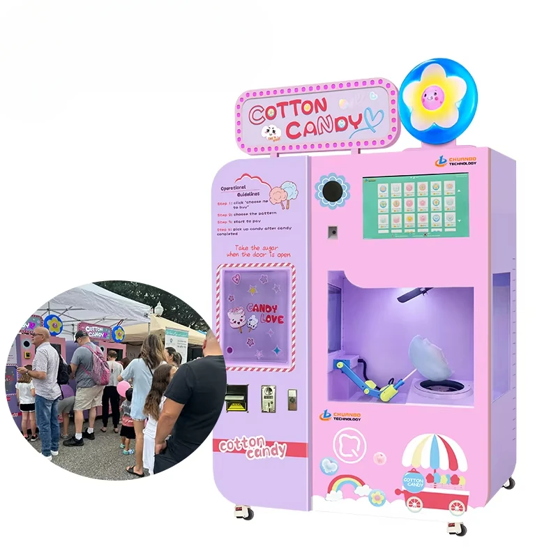 Customized Cotton Candy Vendin - Candy Vending Machine ulasan dan harga